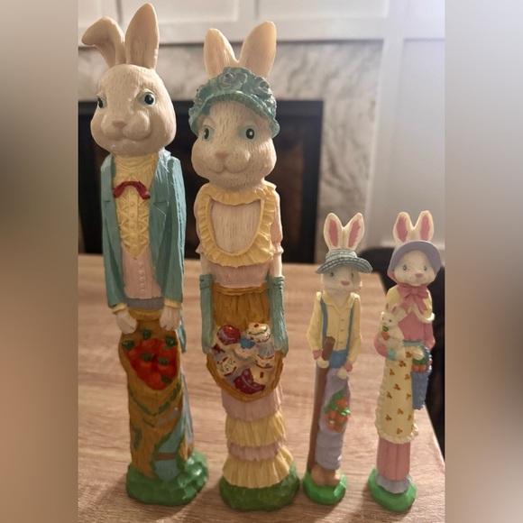 Other - Vintage Easter Bunny "Pencil" Figurines (set of four)